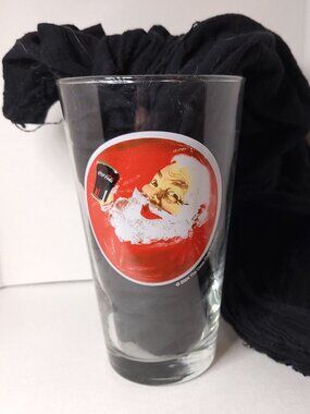 Coca-Cola Santa Drinking Glass